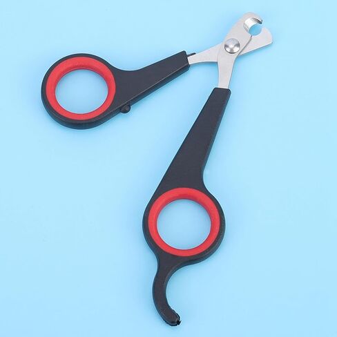 Pet Bird Small Animals Accessory Grooming Tool Nail Scissors Clipper Black and Red in Saudi Arabia