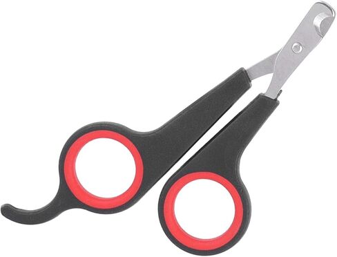 Pet Bird Small Animals Accessory Grooming Tool Nail Scissors Clipper Black and Red in Saudi Arabia