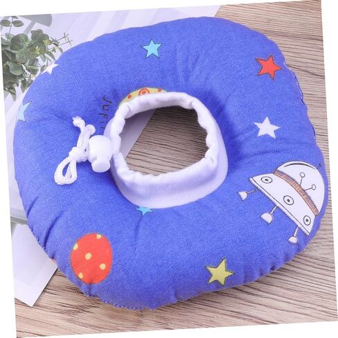 Elizabeth Neck Circle Pet Collar Soft Cartoon Universe Print Headgear for Cats and Dogs Lightweight Protective Medical Wound Healing Collar Prevents Scratching Biting and Licking in Saudi Arabia