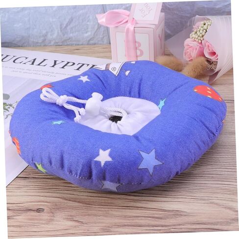 Elizabeth Neck Circle Pet Collar Soft Cartoon Universe Print Headgear for Cats and Dogs Lightweight Protective Medical Wound Healing Collar Prevents Scratching Biting and Licking in Saudi Arabia