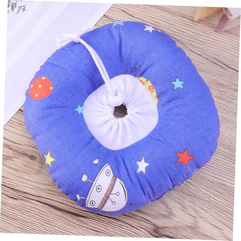 Elizabeth Neck Circle Pet Collar Soft Cartoon Universe Print Headgear for Cats and Dogs Lightweight Protective Medical Wound Healing Collar Prevents Scratching Biting and Licking in Saudi Arabia