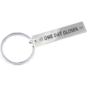 Valentine's Gift Boyfriend Girlfriend Gift One Day Closer Keychain Long Distance Relationship Friends BFF Key Chain