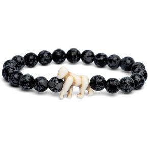 Fahlo Gorilla Tracking Bracelet, Elastic, supports Dian Fossey Gorilla Fund, one size fits most for Men and Women
