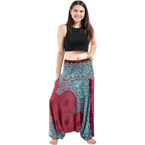 HAREM PANTS Unisex Geometric Mandala Jumpsuit for Men & Women