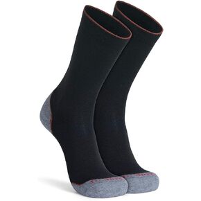 FoxRiver Adult Basecamp 2.0 Lightweight Crew Socks, MD, Charcoal