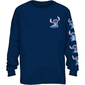 Disney Lilo and Stitch Men's Stitch Attitudes Long Sleeve T-Shirt