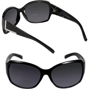 2 Pair of 'The Fashionista' Women's Designer Bifocal Sunglasses - Outdoor Reading Glasses