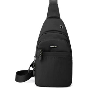 Sling Bag for Men Women Small Shoulder Chest Bag Nylon Waterproof Lightweight MINI Crossbody Daypack for Hiking Camping Outdoor Sports
