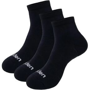 Cotton Ankle Athletic Running Socks Cushion Padded Moisture Wicking Low Cut