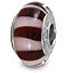 Galaxy Gold GG Genuine Murano Glass Charm Fit Pandora Charm Bracelets,925 Sterling Silver Colored Swirl Rainbow STRIPES ZEBRAS Snake lizard Charm Original Glass Bead for Bracelet and Necklace