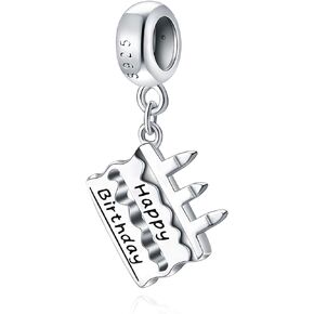 Sambaah Sterling Silver Charms Love Charm Pendant Collection for Bracelets