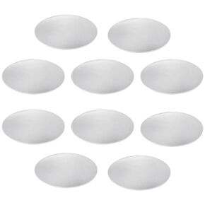 Hemobllo Watch Glass Lens Lab Glass 60mm Round Flat Mineral Replacement Set for School Science and Watchmaker Repair (10 Pcs)