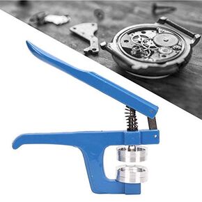 Watch Back Press Tool, Watch Back Case Closer + Round Bezel Press Dies for Watchmakers Repair Tool