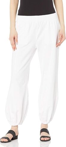 Norma Kamali Women's Pants, White, S/32 in Saudi Arabia