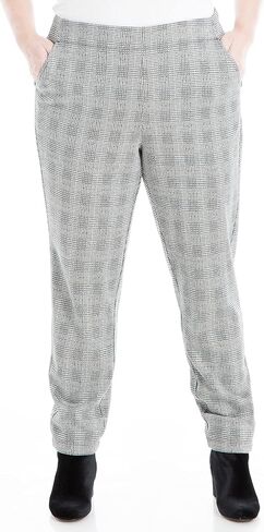 Max Studio Women's Plus Size Slim Double Knit Pant in Saudi Arabia