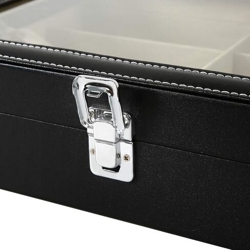 صندوق تخزين درج تخزين 8 فتحة للنساء الرجال نظارات عرض القضية جامع بو بو بو الجلود in Kuwait