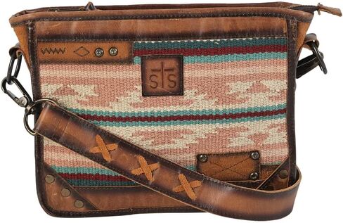 Palomino Serape Mae Crossbody By STS Ranchwear, Pink, 10 x 8 x 3 in Saudi Arabia