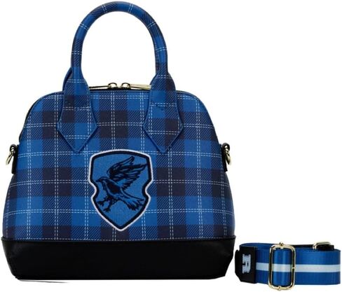 Loungefly Harry Potter Ravenclaw Patch Varsity Plaid Crossbody Bag in Saudi Arabia