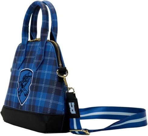 Loungefly Harry Potter Ravenclaw Patch Varsity Plaid Crossbody Bag in Saudi Arabia