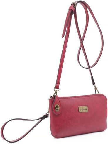 Liz Soto Tina Wristlet Wallets for Women - Clutch Wristlet Convertible to Shoulder Bag or Handbag, Wrist Purse in Saudi Arabia