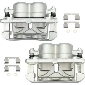 BRTEC Front Brake Calipers Set 18B4974 18B4975 Left & Right Side 2005-2008 for Ford F150, 2006-2008 for Lincoln Mark LT