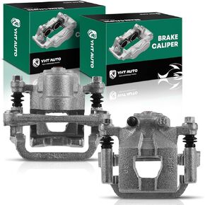 Set of 2 Rear Driver and Passenger Side Brake Caliper Assembly Replacement for Nissan Altima Maxima 2.5L 3.5L