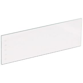 Globe Scientific 1301 Glass Microscope Slide, Soda Lime Glass, 25mm Width x 75mm Length, 90° Ground Edges, Plain Case of 1440