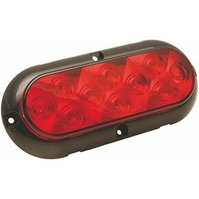 Kaper II L15-0042 6" Oval Red LED Stop/Turn/Tail Light