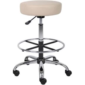 Boss Office Products Be Well Medical Spa Drafting Sool in Beige