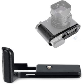 Solid Metal Hand Grip Secure L Bracket Holder for Leica Q3 Digital Camera, Anti Slip Q3 Handgrip with Arca Swiss Type Quick Release Tripod Mount, No Blocking to Battery & Memory Card Compartment