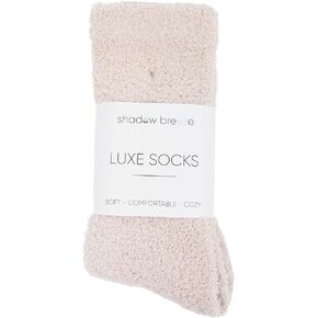 Shadow Breeze Plush Cozy Knit Socks | Super Soft Comfortable Fuzzy Luxe Socks