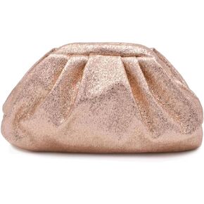 bwszrosa Slouchy Clutch Bag for Women Evening Bag Purse Handbag Wedding Party Clutch Bag