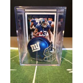 New York Giants NFL Helmet Shadowbox w/Odell Beckham Jr. card in Saudi Arabia