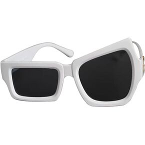 XBYZWM Plastic creative sunglasses,party dance tourism,decorative glasses,white sunglasses