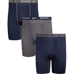 Reebok Men's Underwear - Big & Tall Performance Boxer Briefs (3 Pack)