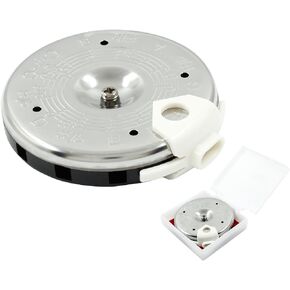 Bonsicoky C-C Pitch Pipe 13 Tones, C-C Note Selector for Guitar, Pipa, Violin, Ukulele, Silver