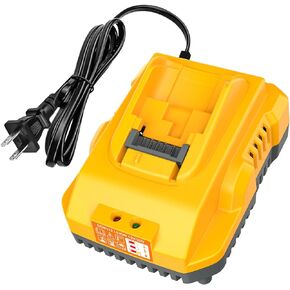 DCB112 Fast Charger Replacement for Dewalt 20v Battery Charger DCB118 DCB105 DCB115 DCB107,Compatible with 12V 20V Max Lithium-ion Battery DCB206 DCB204 DCB230 DCB240 DCB120 DCB126(Yellow)