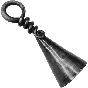 Living Ideas Hand Forged Twisted Metal Candle Snuffer Wrought Iron Handmade Candle Snuffer Blacksmith Vintage Candle Snuffer for Office and Home Classic Look Antique Finish Candle Extinguisher