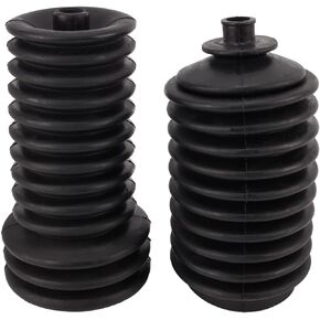 Carbbia A Pair of Steering Rack Boots 5412012 5412013 Black for Polaris Ranger RZR 400 500 570 700 800 900 1000 Driver & Passenger Side