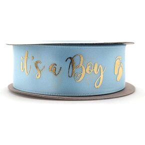 Pink and Gold Ribbon - It's a Girl for Baby Shower - Decoration for Your Baby Shower (Pink and Gold)