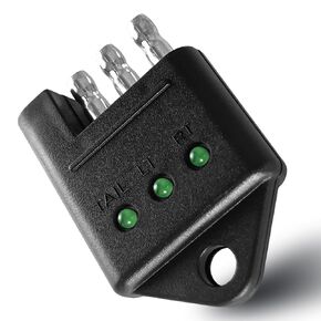 CXTM 4 Pin Trailer Tester 4 Way Flat Trailer Light Tester 4 Pin Trailer Wiring Tester 4-Pin Trailer Wire Tester