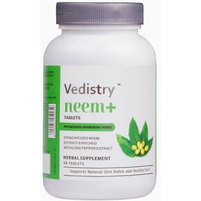 VEDISTRY neem + Tablets I Herbal Supplements | Pack of 1