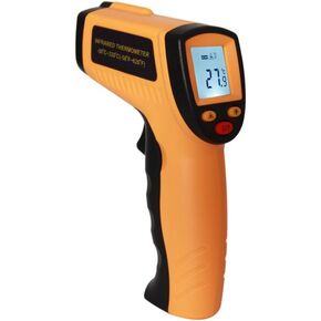 NUZAMAS Non-Contact Digital Laser Infrared Thermometer Temperature Gun LCD Display Testing Range -50~330℃ (-58~626℉) for Home Cooking Baking BBQ and Automotive Industrial