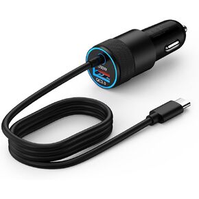 48W Fast Car Charger USB C for iPhone 15/15 Pro/15 Pro Max/15 Plus 14 13 12 11,Type C Car Fast Charging Adapter for Samsung Galaxy S24 Ultra A15 5G A54 A14 S23 S22 S21 S20,Google Pixel 8 Pro 8 7a 7 6a