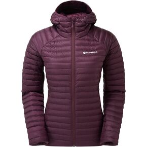 Montane Women's Anti-Freeze Lite Packable Hooded Down Jacket for Hiking, Climbing, & Skiing
