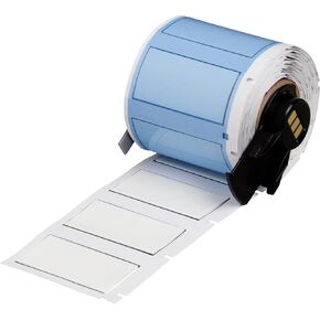 Brady PermaSleeve Heat Shrink Wire and Cable Labels for M610, M611, M710, BMP61, and BMP71 Printers - 0.5" Dia x 1.75", White. M6-500-175-342-WT