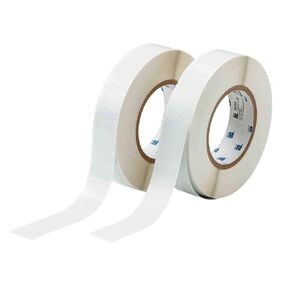 Brady THT-59-492-10 1" Width x 0.5" Height, B-492 Polyester, Matte Finish White Freezerbondz Thermal Transfer Printer Label (10000 per Roll) in Saudi Arabia