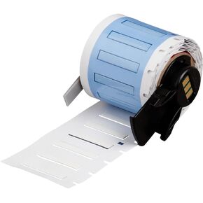 Brady PermaSleeve Heat Shrink Wire and Cable Labels for M610, M611, M710, BMP61, and BMP71 Printers - 0.094" Dia x 1", White. M6-094-1-342-WT