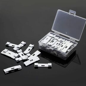 BFDYY Vertical Blind Repair Vane Saver Set of 12 (White-12pcs),BFDYY-001