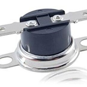 NTE Electronics NTE-DTC120 Snap Action Disc Thermostat, Close on Rise, 120° F Temperature, Loose Bracket, 1/4" QC Terminals
